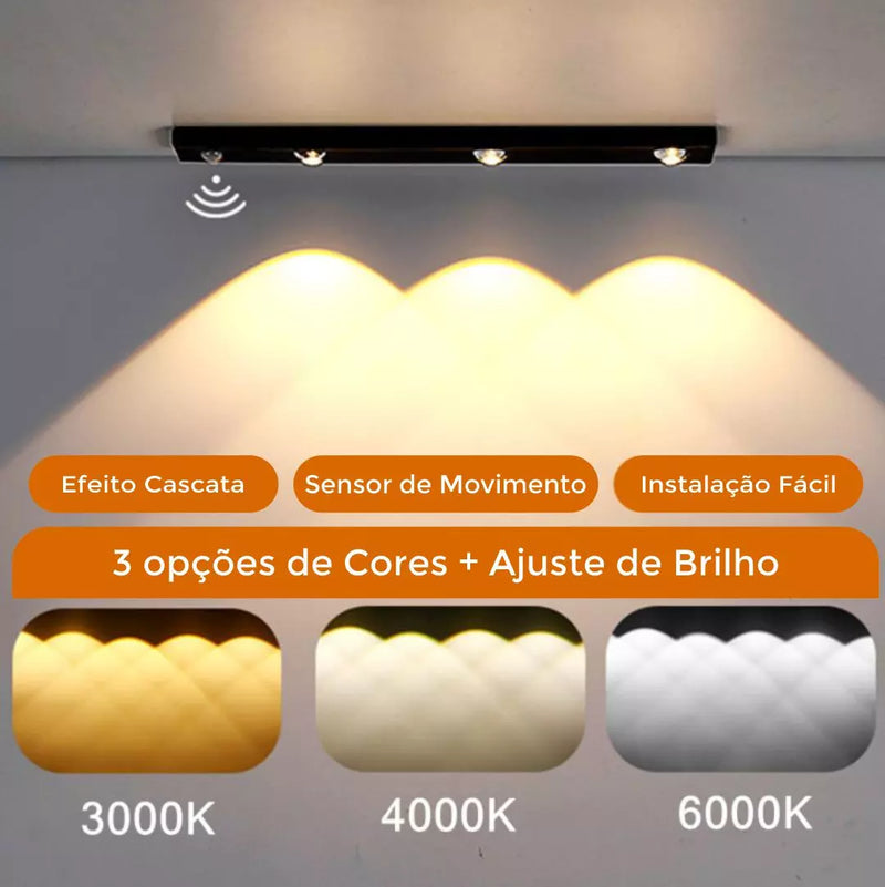 Luminária Recarregável com Sensor de Movimento - Frete Grátis