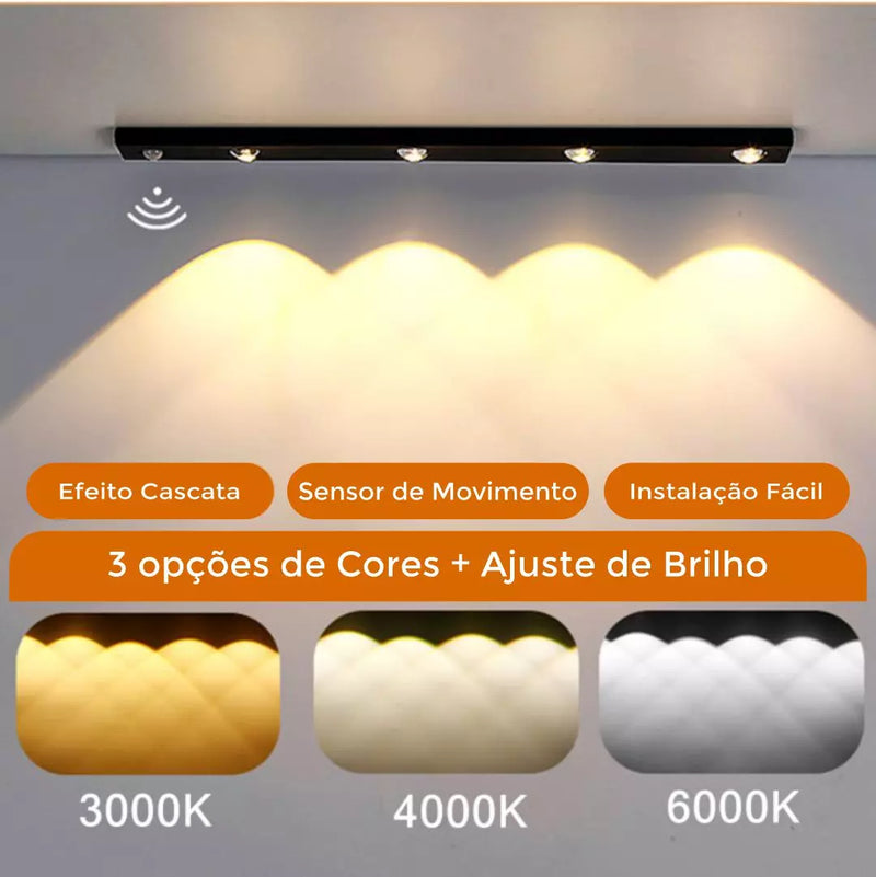 Luminária Recarregável com Sensor de Movimento - Frete Grátis