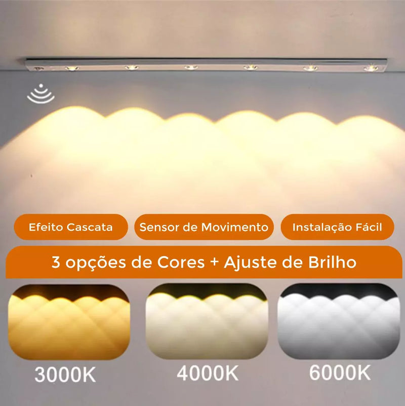 Luminária Recarregável com Sensor de Movimento - Frete Grátis