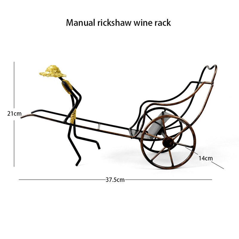 Cremalheira Retro em Ferro - Decorativo para Vinho