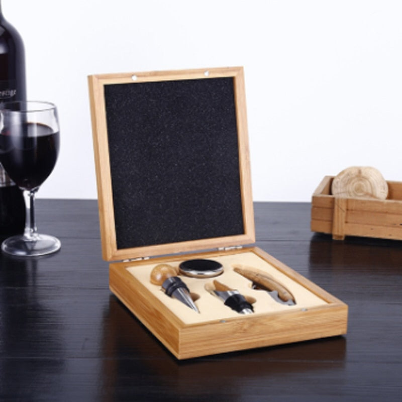 Kit de Ferramenta de Vinho 4 Peças