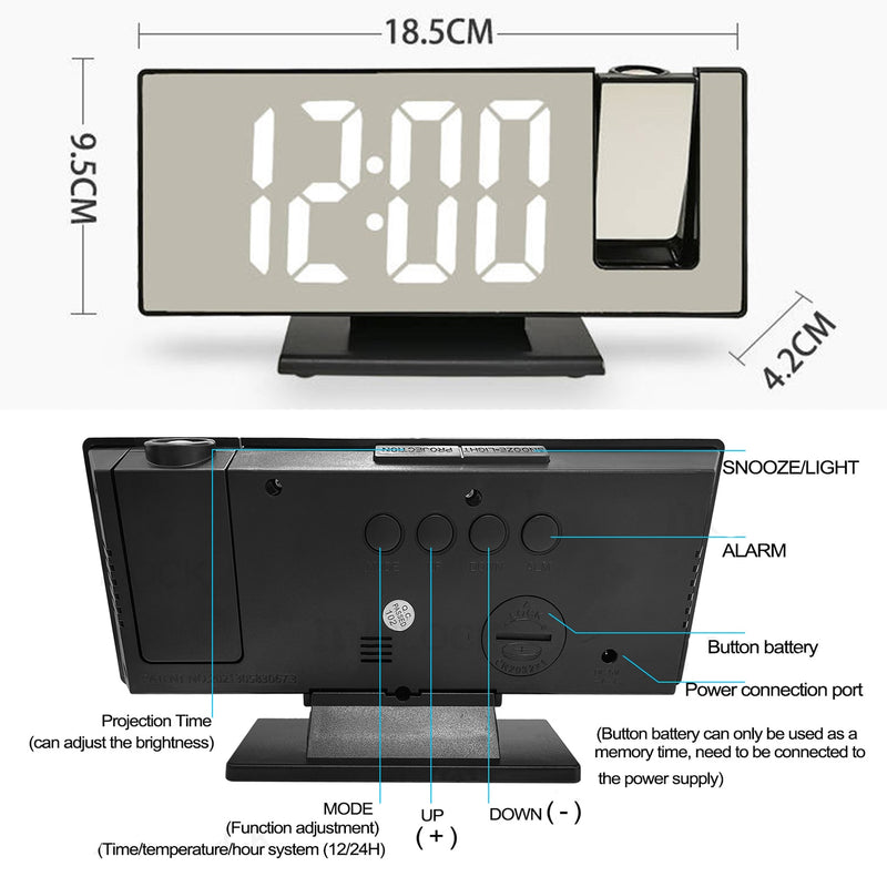 Despertador Snooze Led Digital