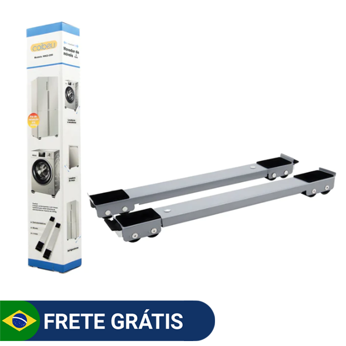 Suporte Universal com Rodas para Geladeira, Fogão, Máquina de Lavar e Móveis