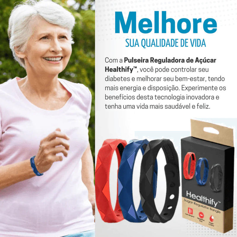 Bracelete Regulador de Açúcar Healthify™